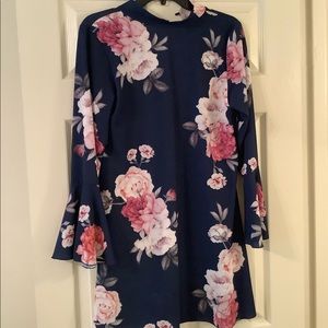 Floral long sleeve dress
